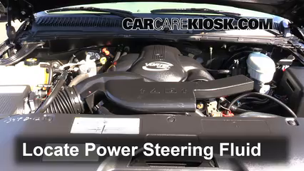 2003 GMC Sierra Denali 6.0L V8 Power Steering Fluid Check Fluid Level
